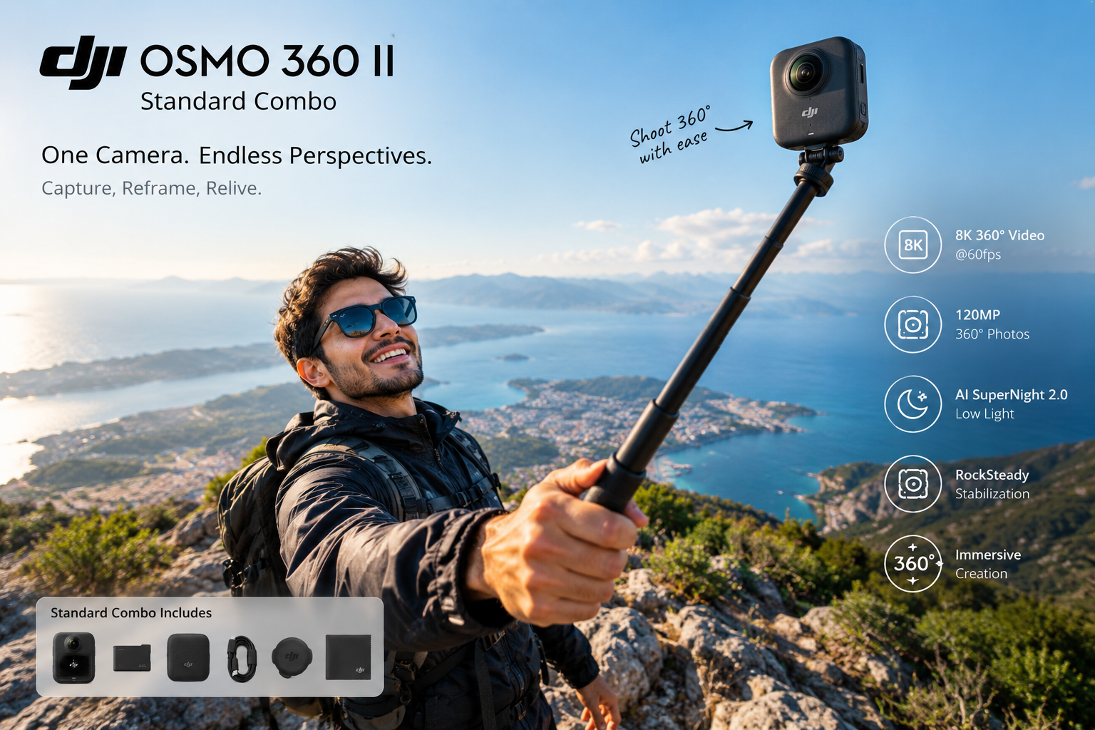 DJI Osmo 360 II Standard Combo