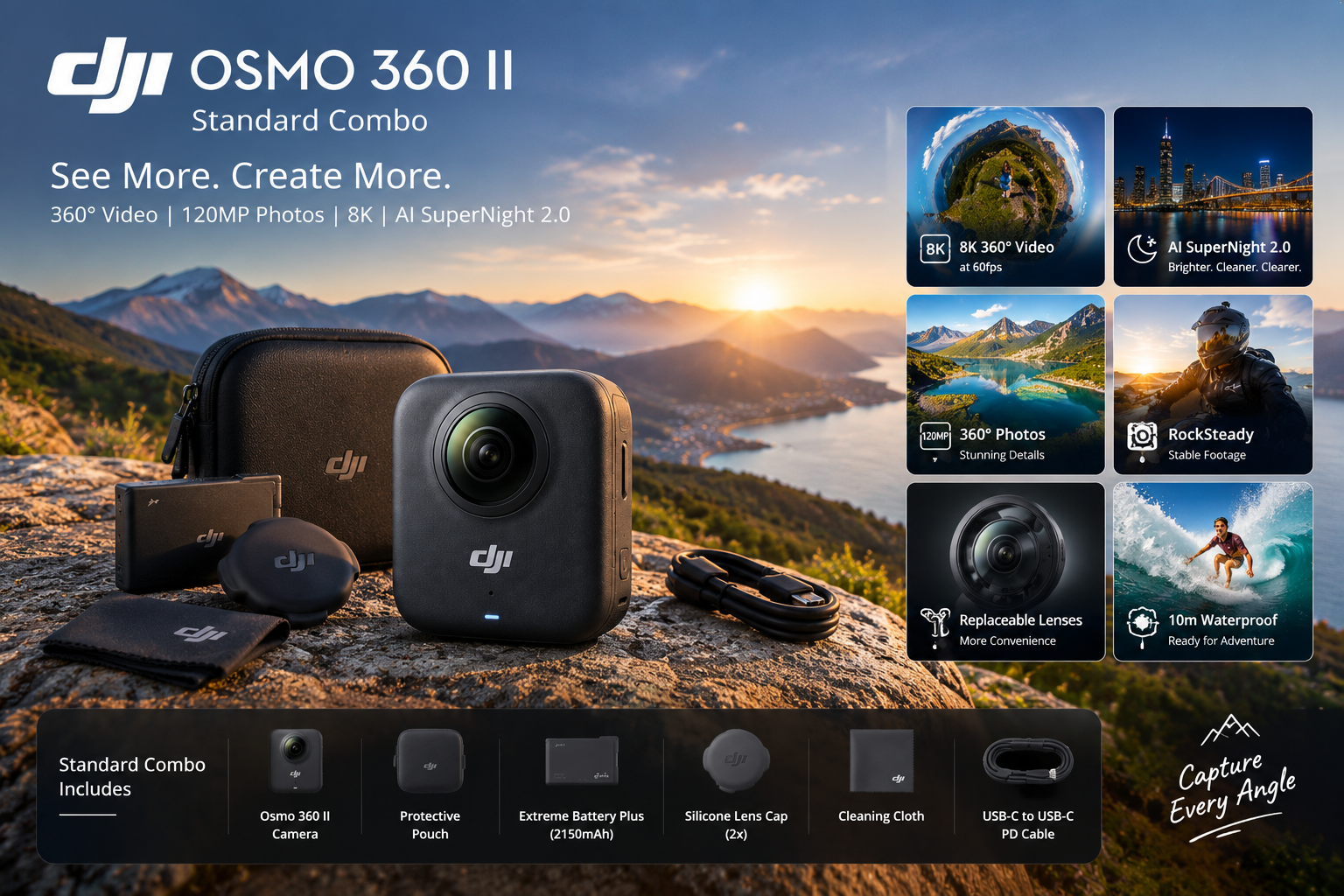 DJI Osmo 360 II Standard Combo - Gadget World 08